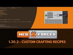 NeoForge Modding Tutorial (1.20): Custom Crafting Recipes