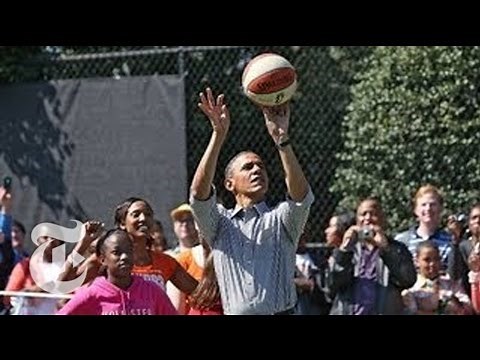 Obama Basketball Highlights: President Shoots Hoops at Easter Egg Roll | The New York Times