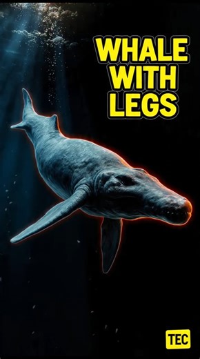 This 60-foot whale had LEGS attached to it 🐋 #prehistoric