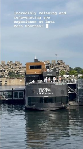 BOTA BOTA SPA review🛥️🧖🏻‍♀️ 🇨🇦 MONTREAL #shorts
