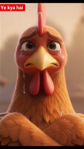 The farmer used to collect the hens' eggs every morning but one egg missing 😭 #ai #hen #farmer