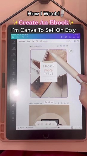 Create An Ebook Using Canva To Sell On Etsy