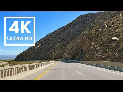 Orange County to Palm Springs Drive POV | 4K Scenic Road Trip to the Desert