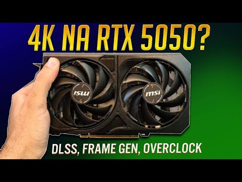 MAKE the RTX 5050 in 4K : DLSS 4 + Frame Gen + Overclock