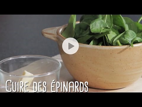 Comment cuire des épinards?