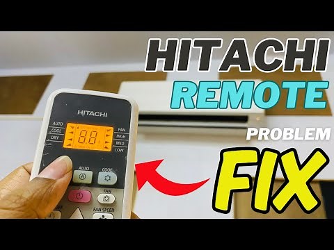 Hitachi AC Remote Not Working Problem Solved - Hitachi Ac Remote Fix