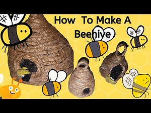 How To Make A Bee Hive (Crafts For Kids)