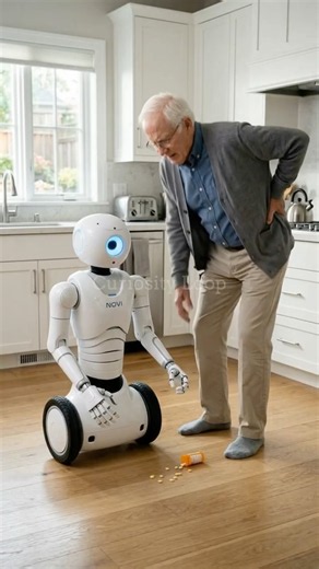 This Robot Helps Elderly People Who Can’t Bend Down