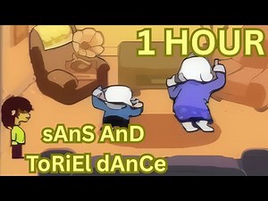KRIS LOOKING AT SANS AND TORIEL DANCING FOR 1 HOUR - 🔻DELTARUNE SPECIALS🔺