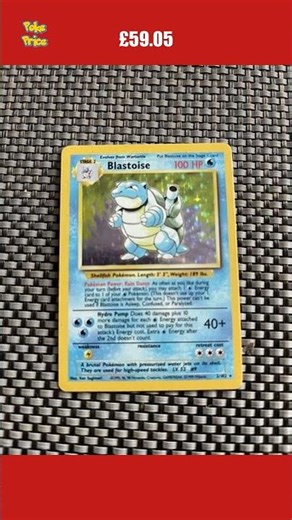 🔥 Big sale: Blastoise went for £59.05 📈 #shorts