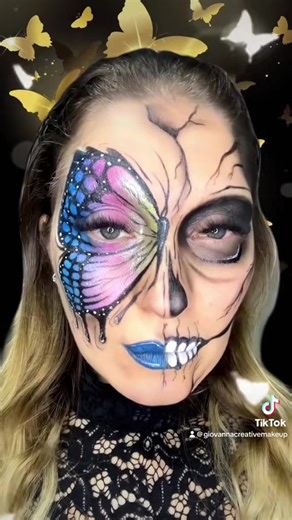 Butterfly make-up 🦋 #butterfly #facepainting