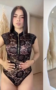 Lace Bodysuit With High Neck and Zipper – A Sensual & Elegant Must-have. - Etsy