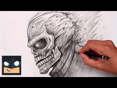 How To Draw Ghostrider | Sketch Tutorial