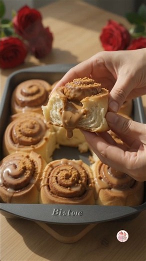 Viral Biscoff Stuffed Cinnamon Rolls at home