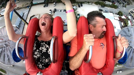 John & Amy | Slingshot & Vomatron at Indy Speedway