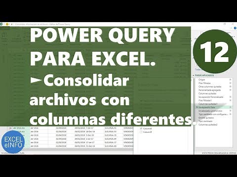 Excel Power Query - Chapter 12 - Importing all files from a folder with different columns