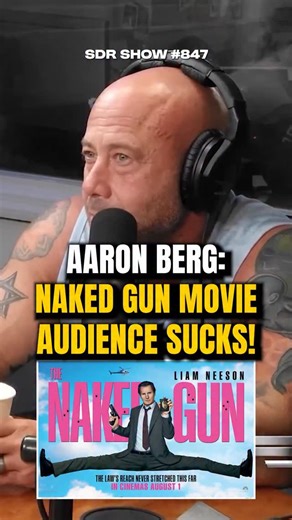 @aaronbergcomedy on the audience when he saw the #NakedGun movie | The SDR Show