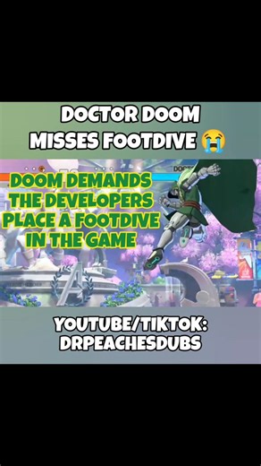 DrPeachesDubs on Instagram: "Doctor Doom MISSES FOOT DIVE 😭 #marveltokonfightingsouls #marveltokon #marvel #drdoom #doctordoom"