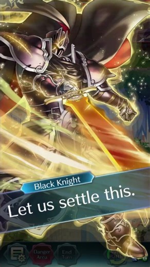 Legendary Black Knight Critical Quotes - Fire Emblem Heroes #Shorts #Nintendo #FireEmblem