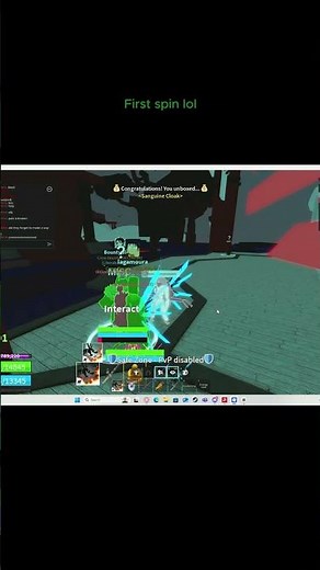 Crazy! getting the legendary Sanguine Cloak first spin #roblox #bloxfruits