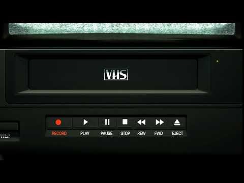 489 v1 - INTRO Old VHS Video Cassette Tape Retro Text Logo animation