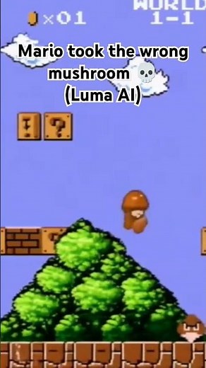 animated Mario AI (Luma dream machine)