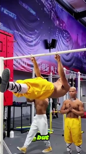 Shaolin monk training that looks impossible #shaolin #kungfu #training