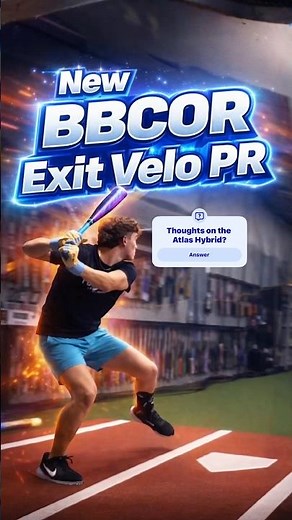 This BRAND NEW BBCOR Bat Just BROKE My Exit Velocity Record #baseball