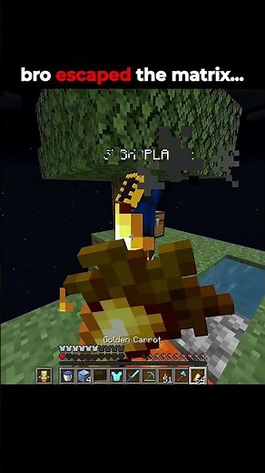 bro escape the matrix..#ytshorts #minecraft#matrix #minecraftshorts #escapematrix #shortfeed #shorts