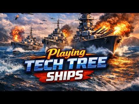 Pick a Tech Tree Ship for me to Play - World of Warships Legends