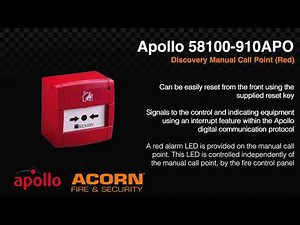Apollo 58100-910APO Discovery Manual Call Point (Red) - Acorn Fire & Security