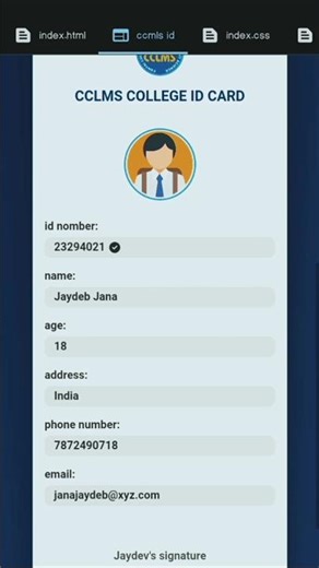 Build a College ID System Using Mobile Code Editor | Quick Project Demo