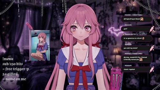 [LIVE ASMR]🦇༉‧₊˚. cosplay night :p ASMR with a yandere ♡ {!yt !commands !menu !stinky}