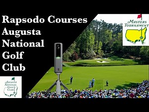 Rapsodo Simulation - Playing the back 9 at Augusta National Golf Club - MLM2PRO