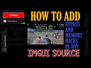 How To Add Bypass And Memory Hacks In ImGui Source