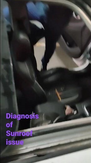 Diagnosis of Sunroof not working properly. #hyundaiindia