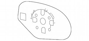 Mirror Glass - Driver's Side (LH)