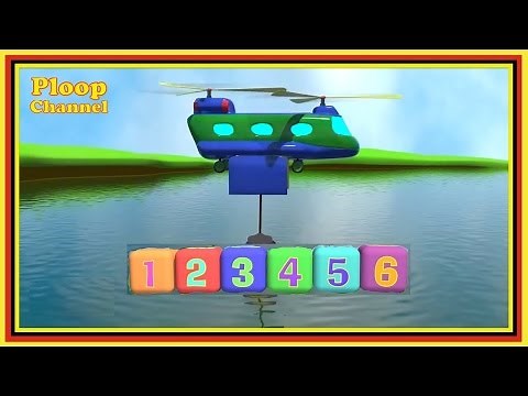 FLYING NUMBERS! - Compilation Cartoons for Kids - Airplanes for kids - Children's Animation