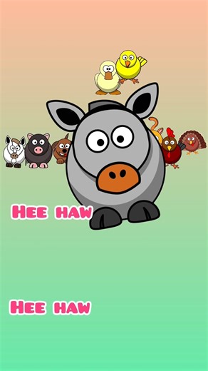 Farm Animal Sounds Song #nurseryrhymes #preschoolsongs #funlearning