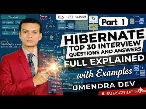Hibernate Interview Questions and Answers in Java with examples [ MOST ASKED] @UmendraBisen1
