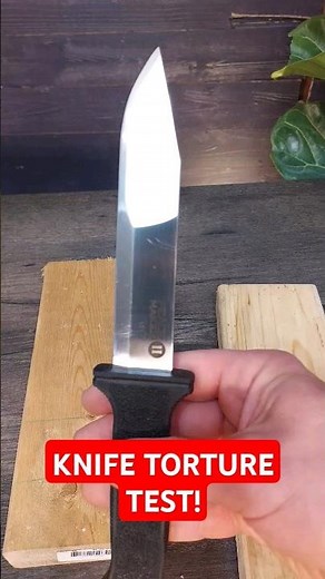 Knife Tip Torture test! Cold Steel Peacemaker II