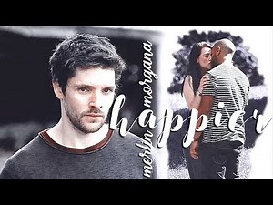 merlin & morgana; you look happier (modern au)