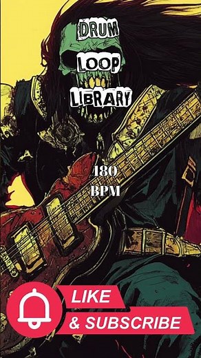 180 BPM Rock Drum Backing Track