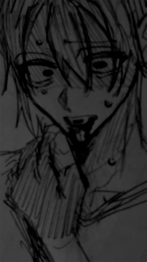 ⚠️点滅、グロ注意⚠️過去の動画のリベンジ#オリキャラ#oc#イラスト#アナログ#創作#うちの子#リベンジ