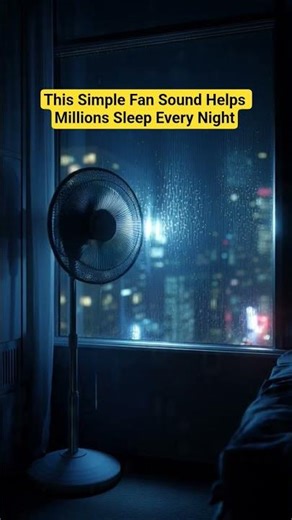 This Simple Fan Sound Helps Millions Sleep Every Night #fansound #fannoise #whitenoise