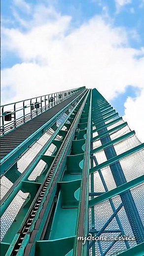 Front Seat POV | Leviathan Roller Coaster in 4K 🎢 | Canada’s Wonderland Thrill Ride! #mjdrone