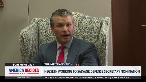 Hegseth working to salvage defense secretary nomination