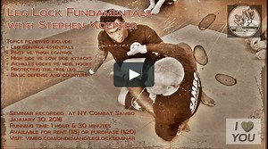 Leg Lock Fundamentals with Stephen Koepfer (2016)
