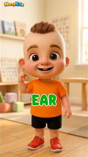 Body Parts Name for Kids | Learning Body Parts in English #bodypartsforkids