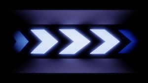 Download Blue Neon Arrow Seamless Loop Animation Motion Design for free